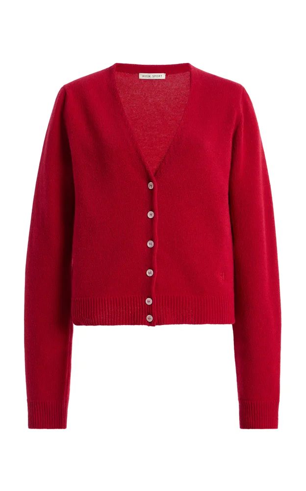 Cardi Wool-Cashmere Cardigan