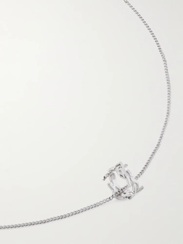 Silver-Tone Chain Necklace