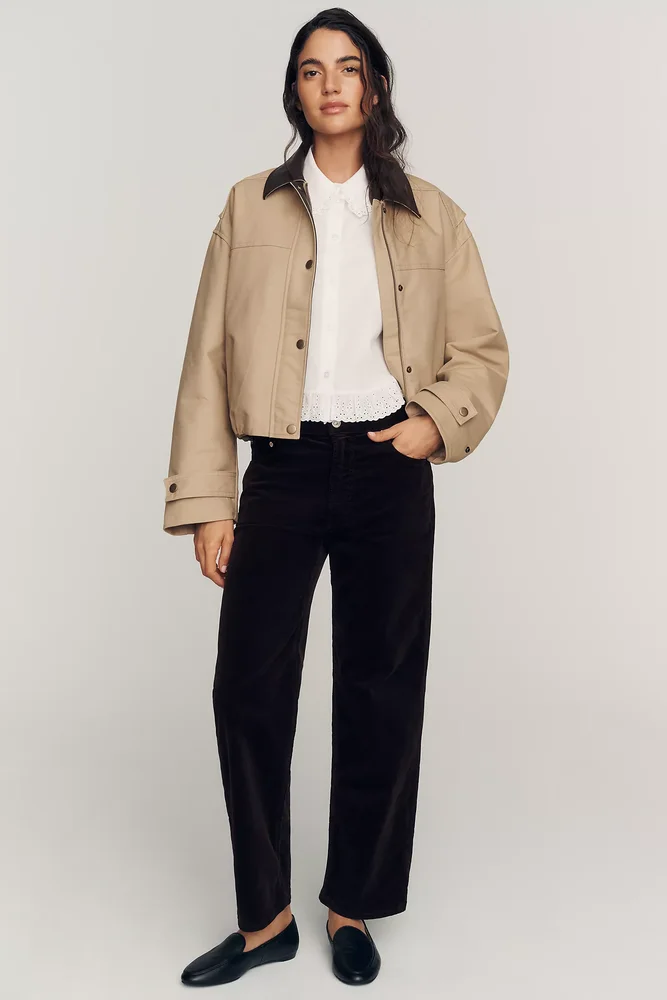 Palma High Rise Straight Leg Corduroy Jeans