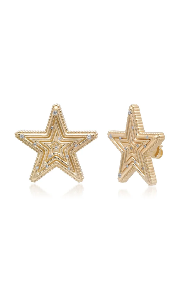 Star Power Diamond Earrings