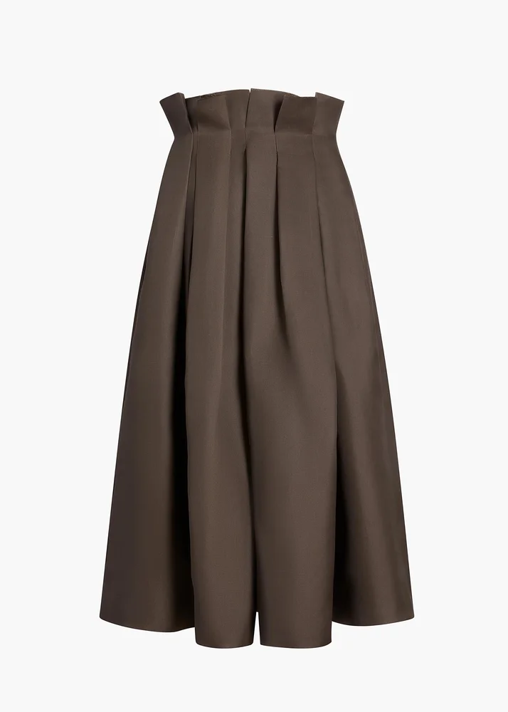 KHAITE Astrid Skirt in Clove