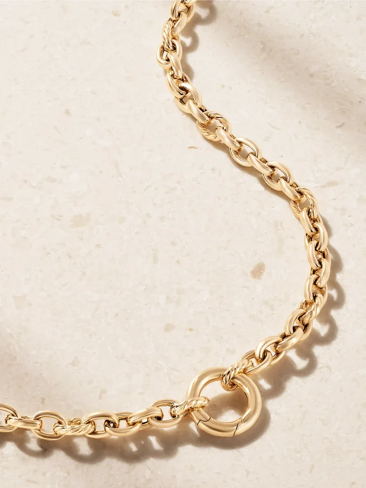 DY Mercer® 18-karat gold necklace