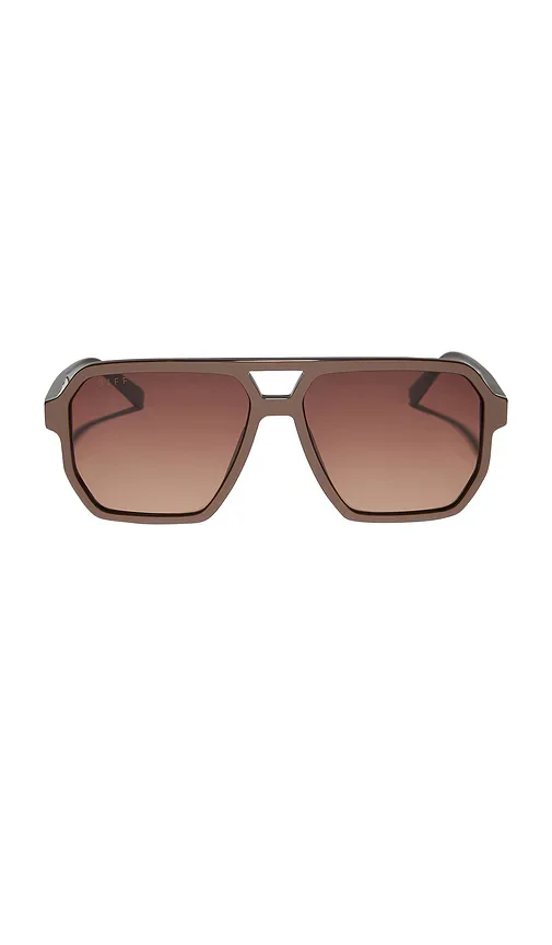 Beach Riot X DIFF Mesa Sunglasses White