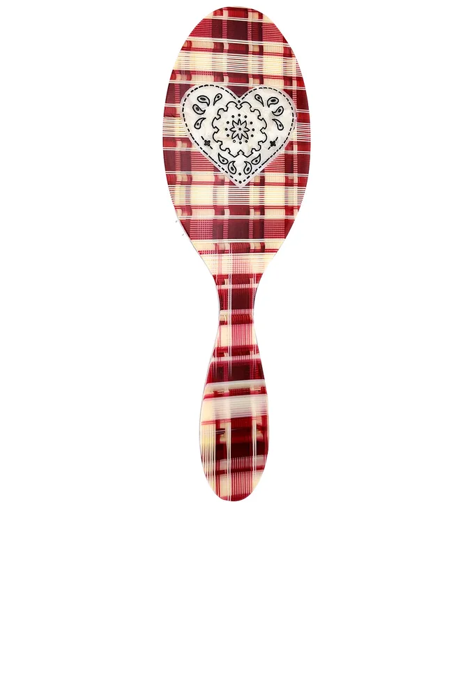 Hand-Painted Paisley Heart Amazing Hair Day Brush