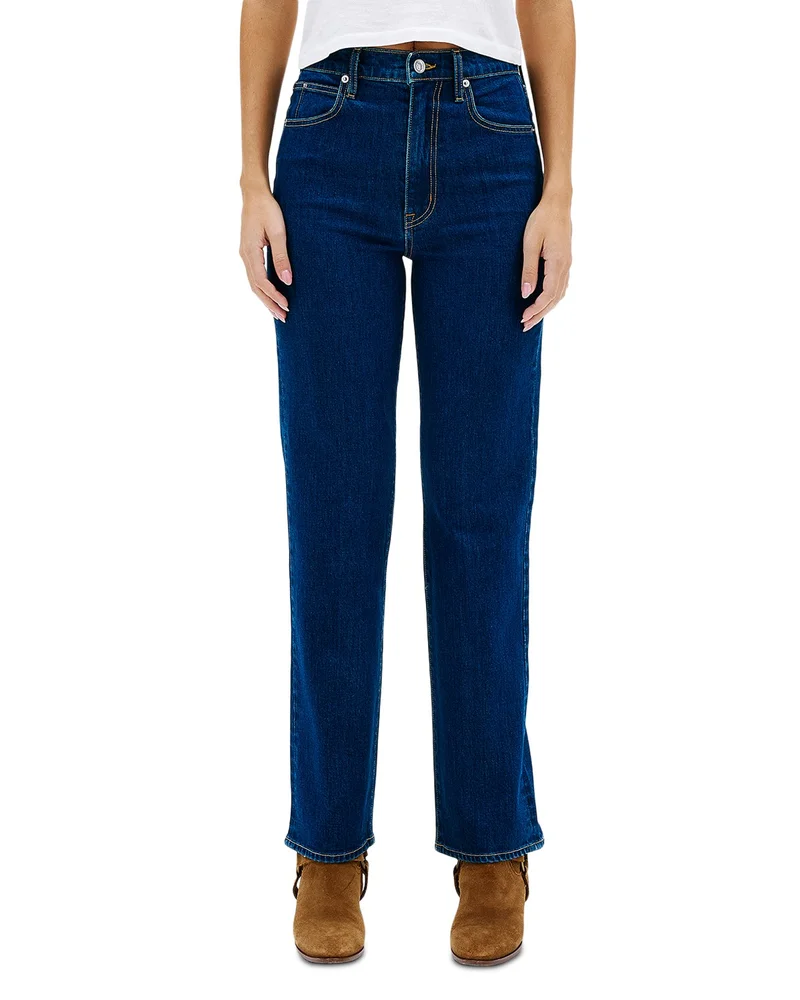 Bri High Rise Slim Straight Jean - Nightfall