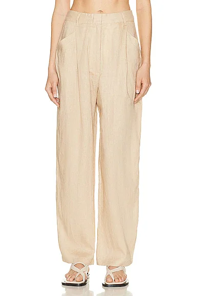 Linen Highrise Trousers