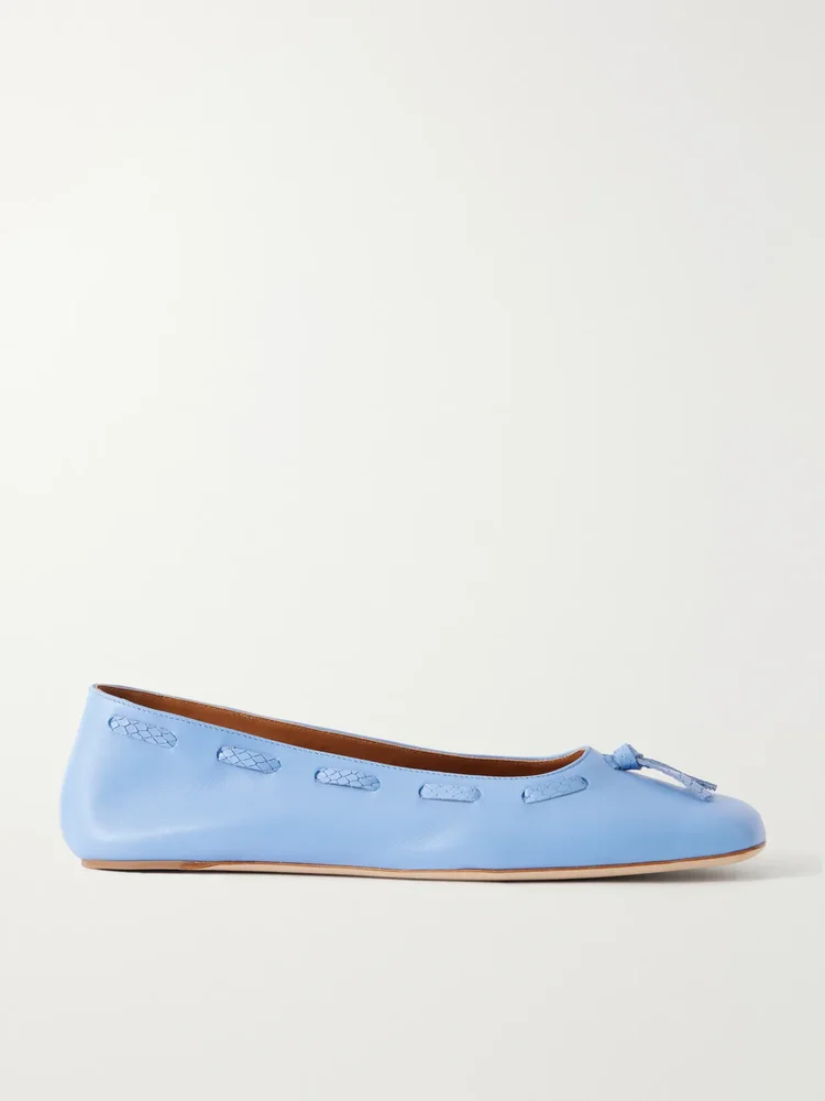 Milo leather ballet flats