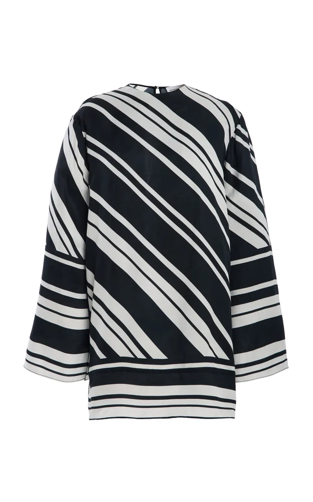 The Leni Striped Tunic Mini Dress