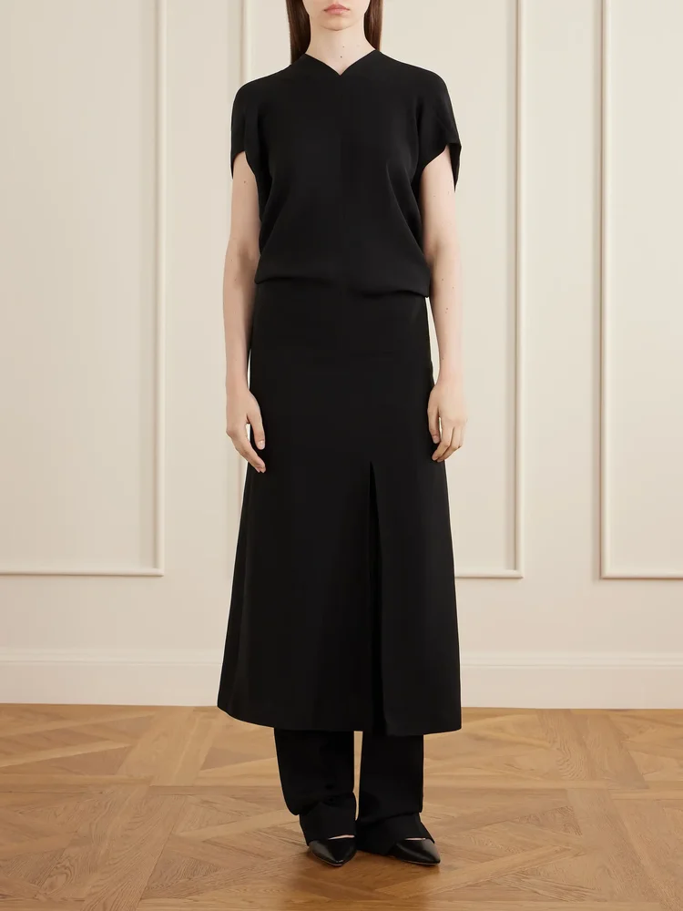 Jeyra silk midi dress