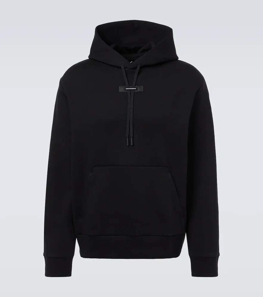 Focus Tech cotton-blend jersey hoodie