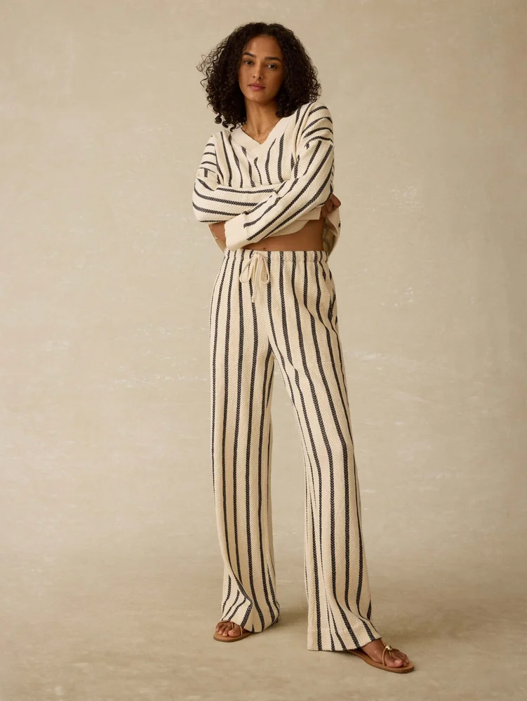Laidback Dockside Pant - Moon Shadow Stripe