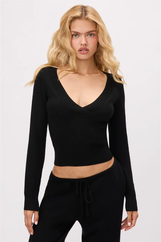 Cashmere V-Neck Sweater
