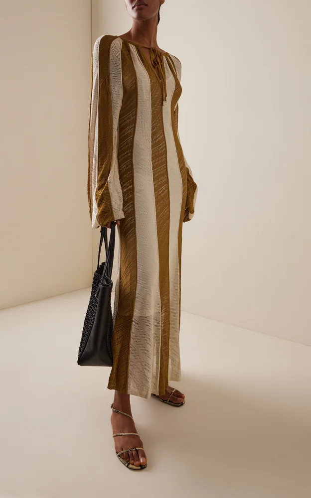 Mahon Knitted Cotton Maxi Dress