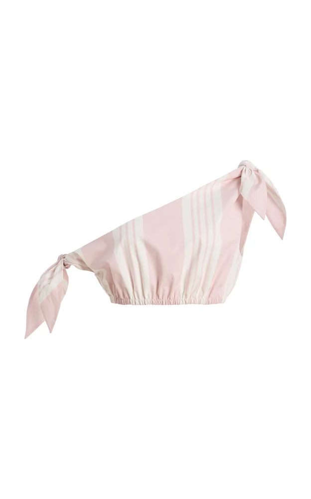 Rosie Striped Cotton Tie Top