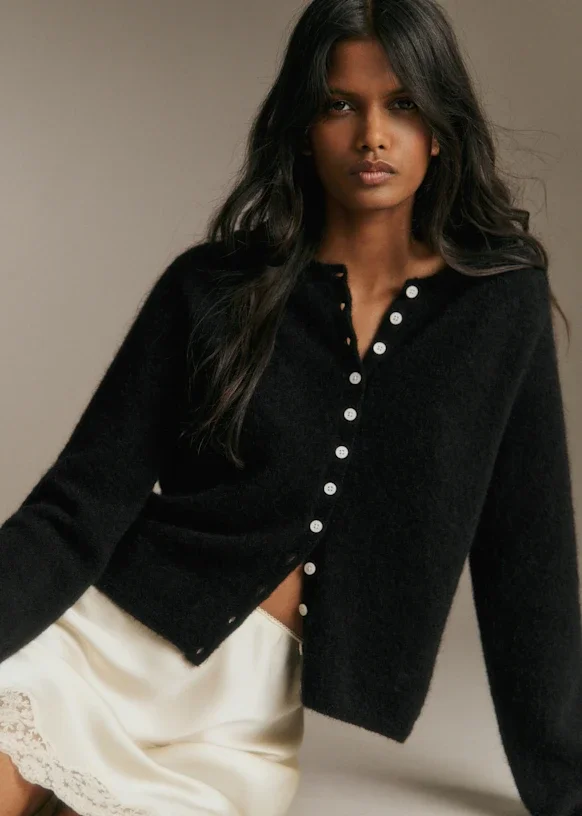 sezane.com Malo Cardigan - Black