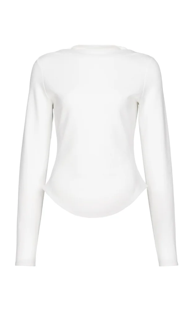 Tailored Cotton-Blend Top