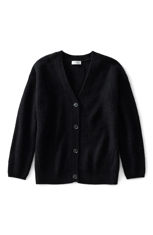 Cashmere Shaker Stitch Cardigan