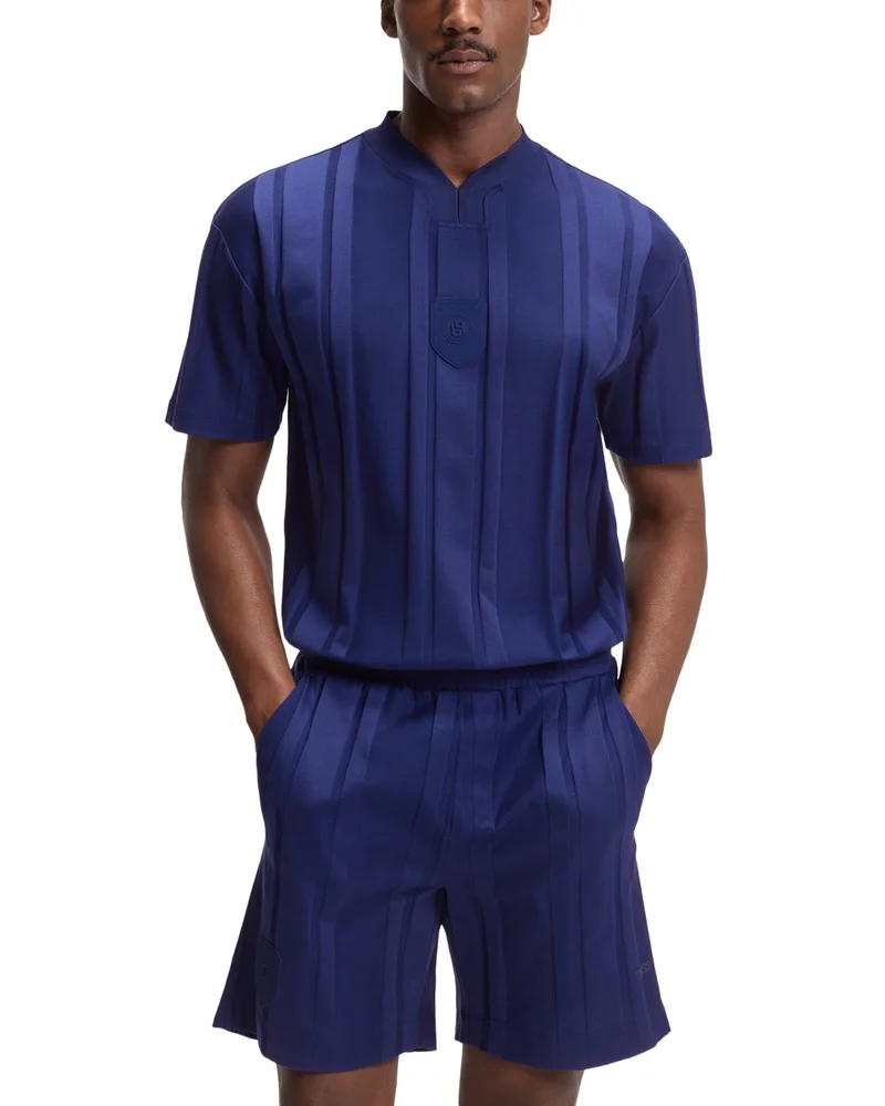 Soccer Relaxed Fit Luxe Stripe T-Shirt