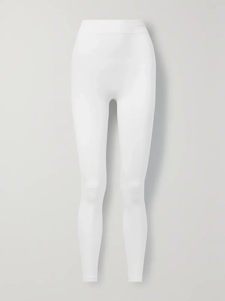 Stretch-knit leggings