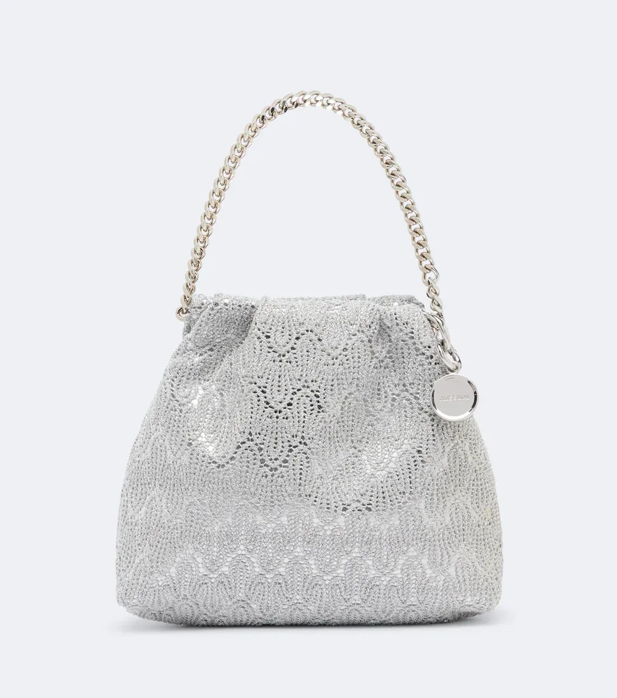 Mini lamé clutch