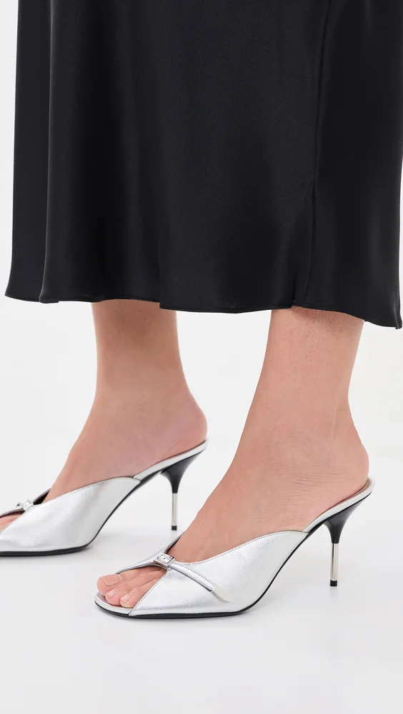Mule T.80 Lamb Leather Stilettos