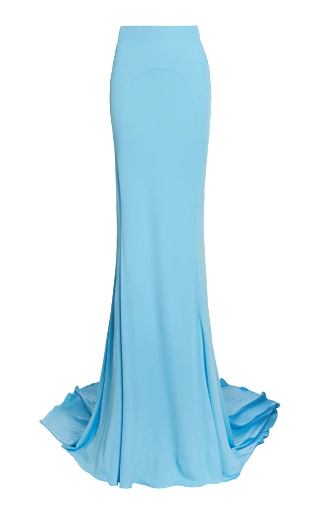 Impossible Crepe Jersey Maxi Skirt