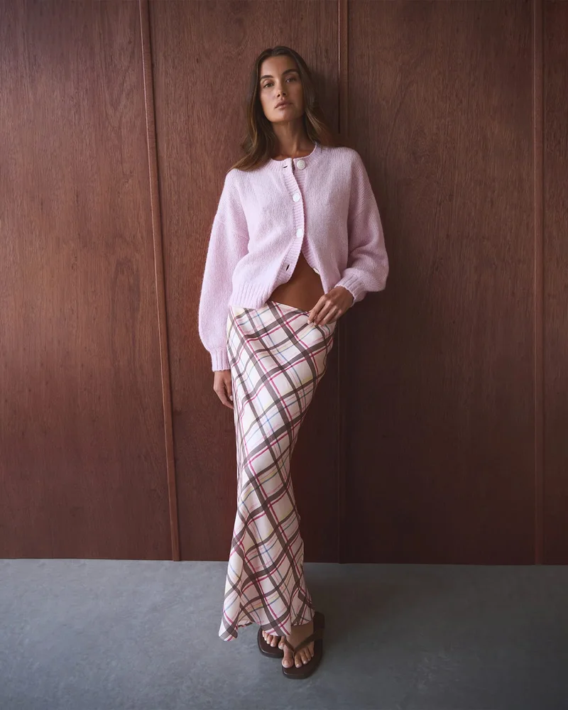 Painterly Bias Skirt