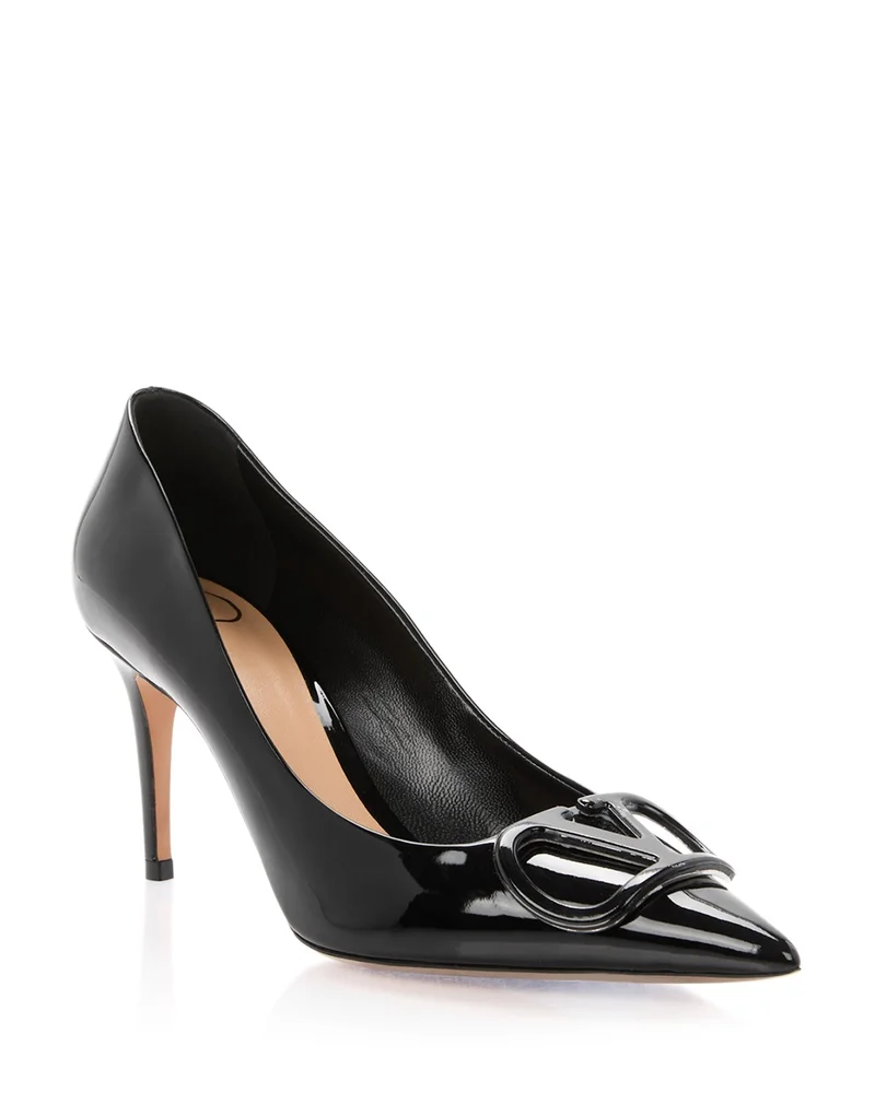 VLogo Pointed Pumps