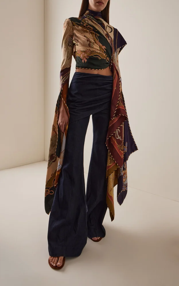 Valiant Rigid Mid-Rise Flared Jeans