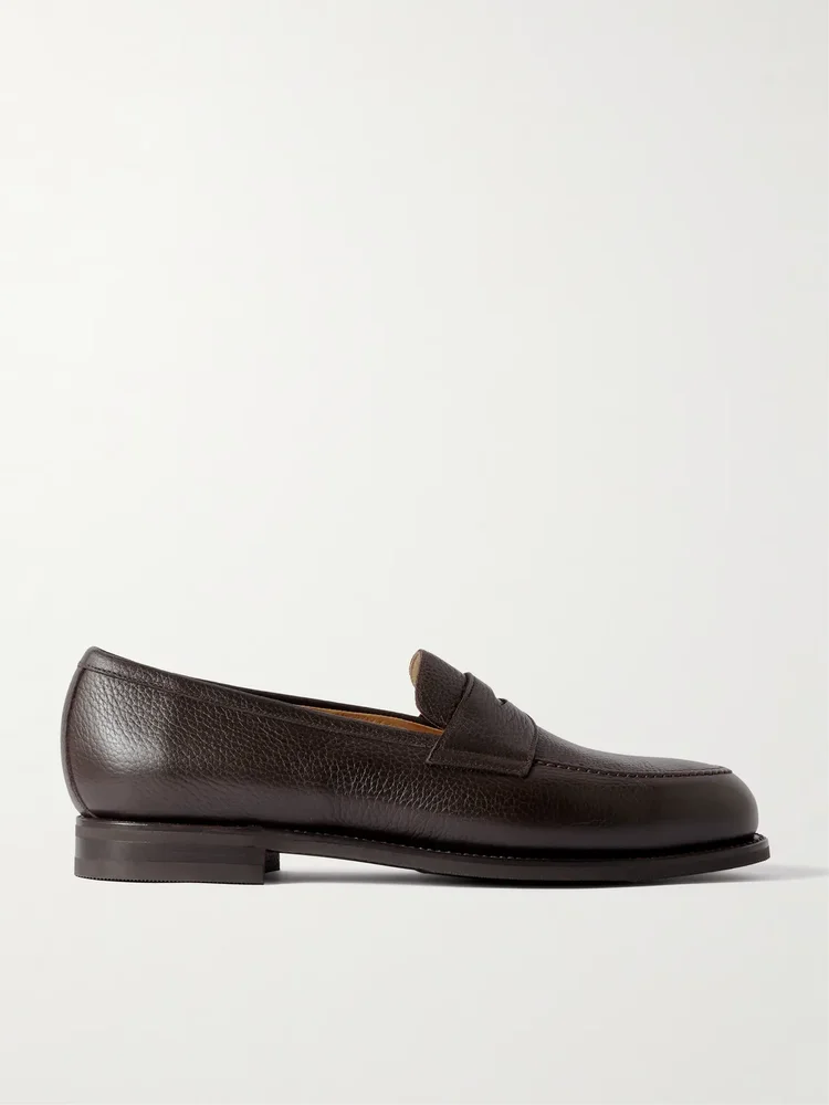 Full-Grain Leather Penny Loafers