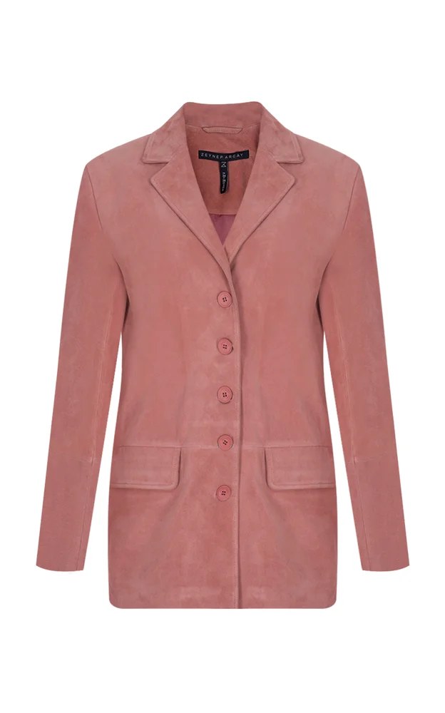 Oversized Suede Jacket