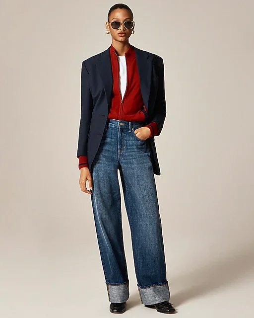 Cashmere full-zip track jacket