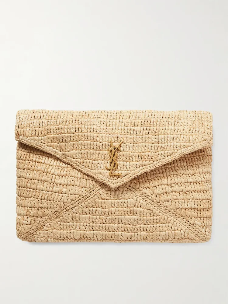 Cassandre raffia clutch