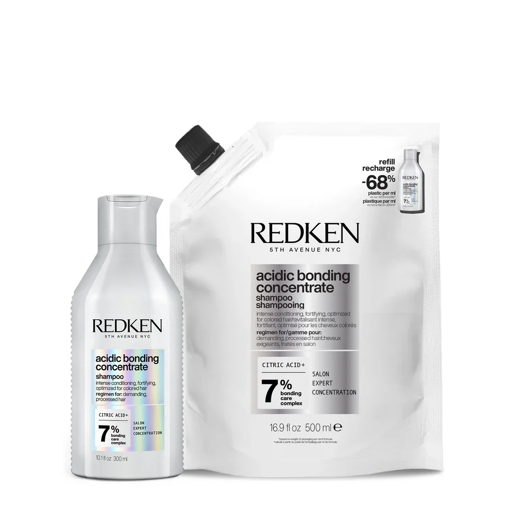 Acidic Bonding Concentrate Shampoo and Refill Pouch