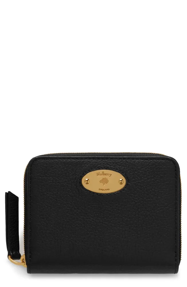 Small Zip Around Leather Wallet