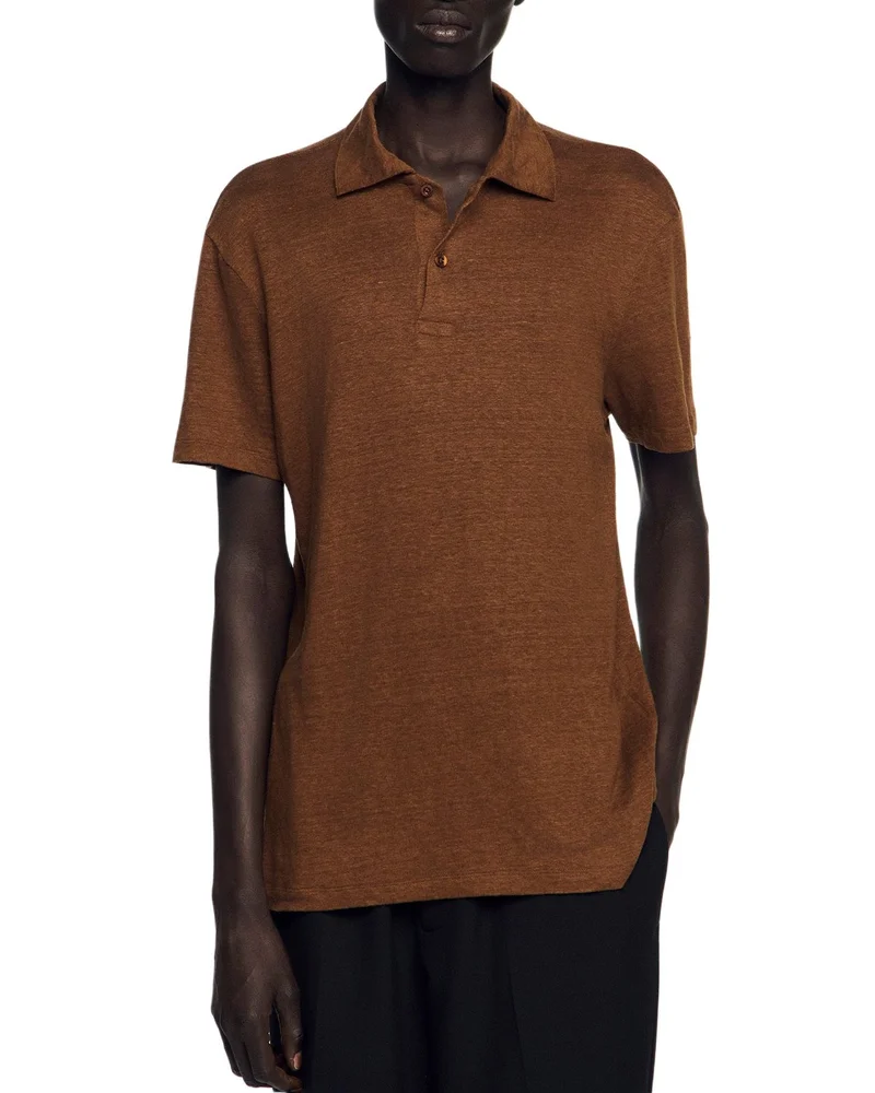 Beach Linen Polo Shirt