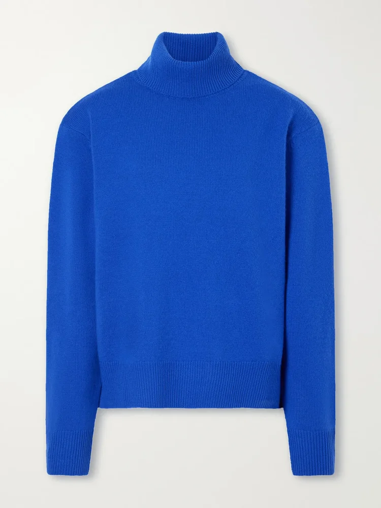 Gala merino wool and cashmere-blend turtleneck sweater