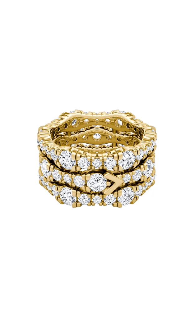 14K Yellow Gold Lab-Grown Diamond Ring