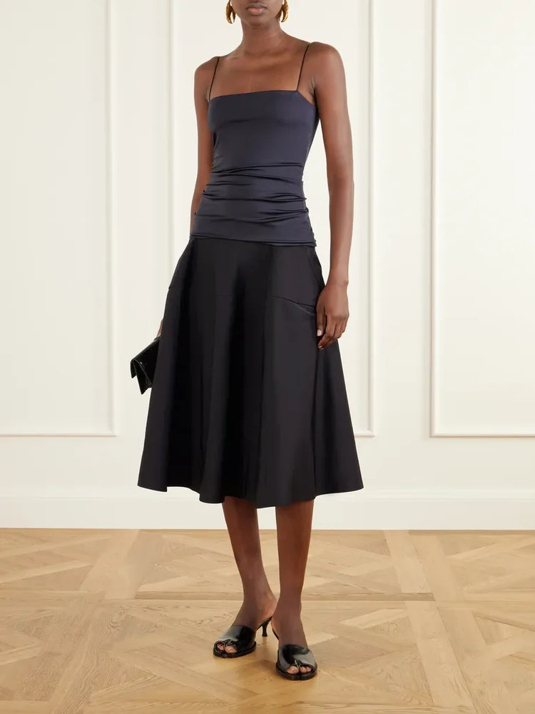 La Robe Paradiso satin midi dress