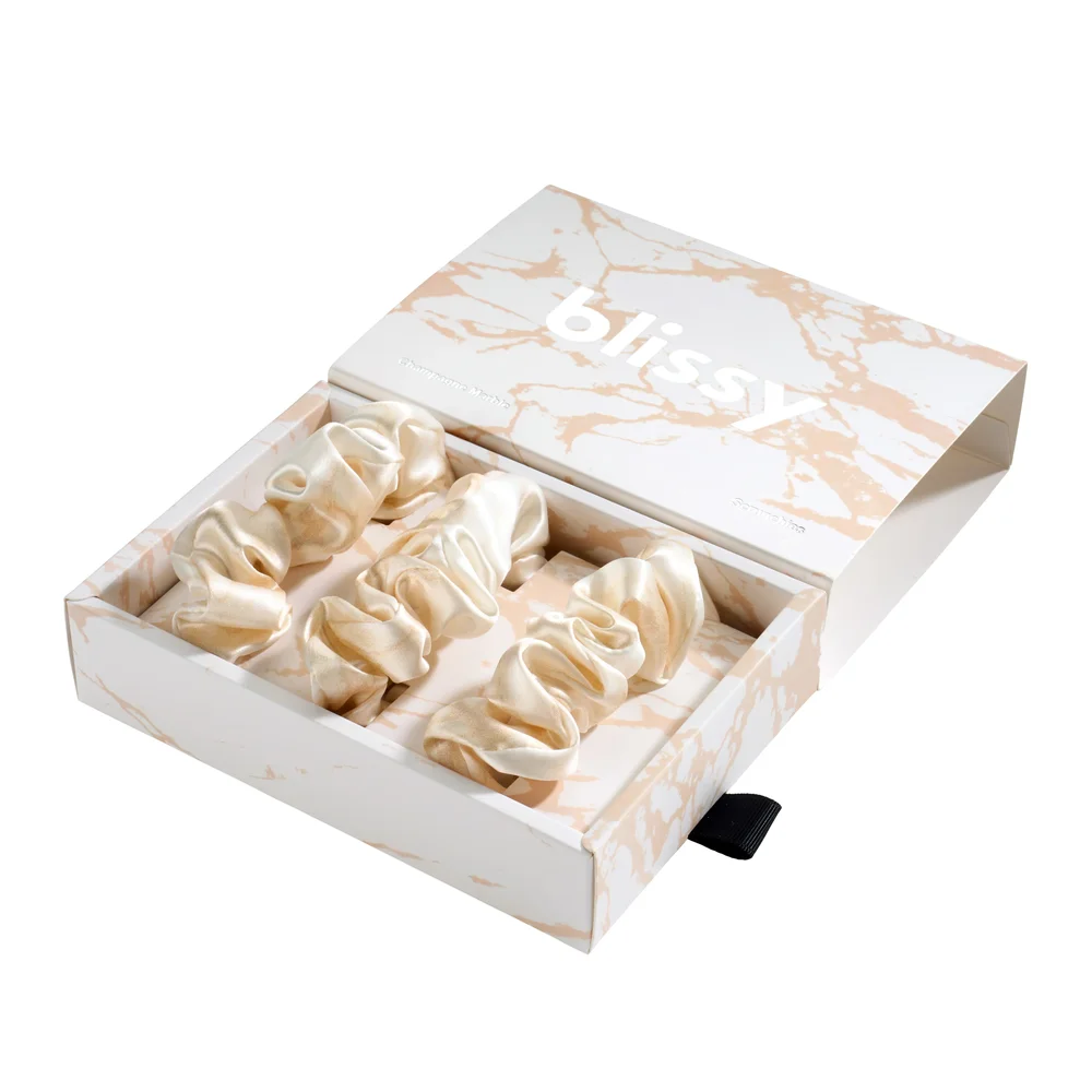 Scrunchies - Champagne Marble