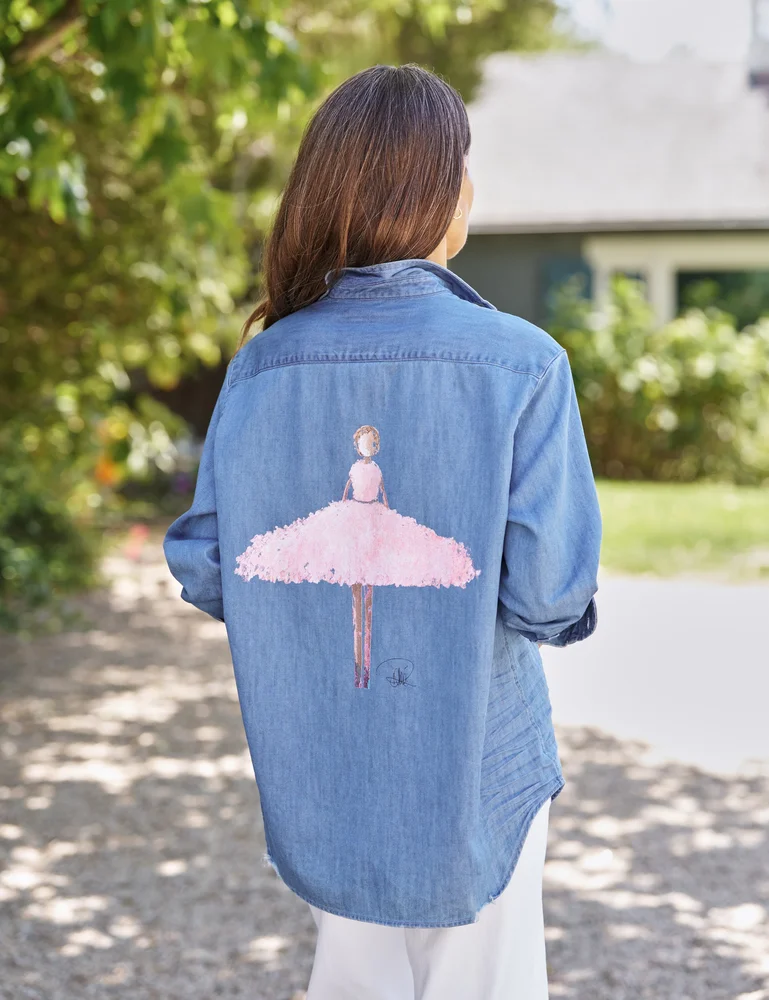 Frank & Eileen EILEEN Seraphine on Indigo Denim, Famous Denim