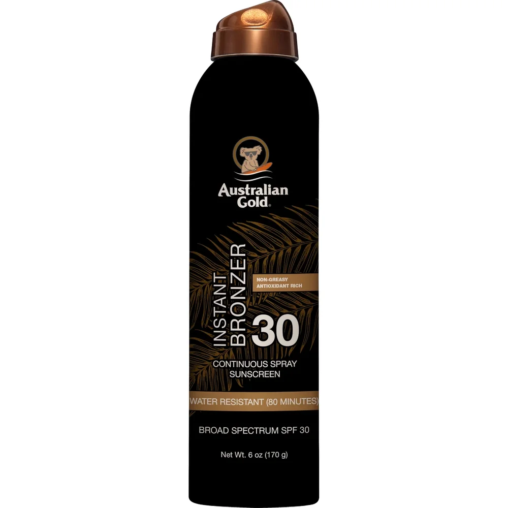 Continuous Spray Sunscreen With Instant Bronzer - SPF 30