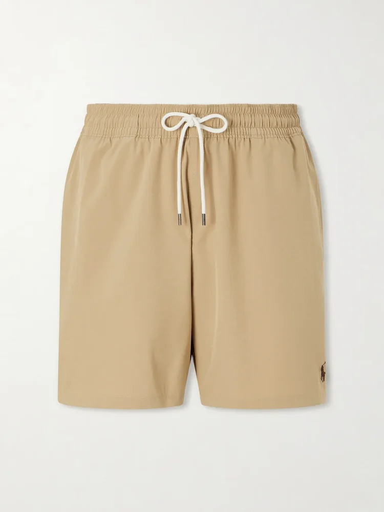 Traveler Straight-Leg Mid-Length Recycled Swim Shorts