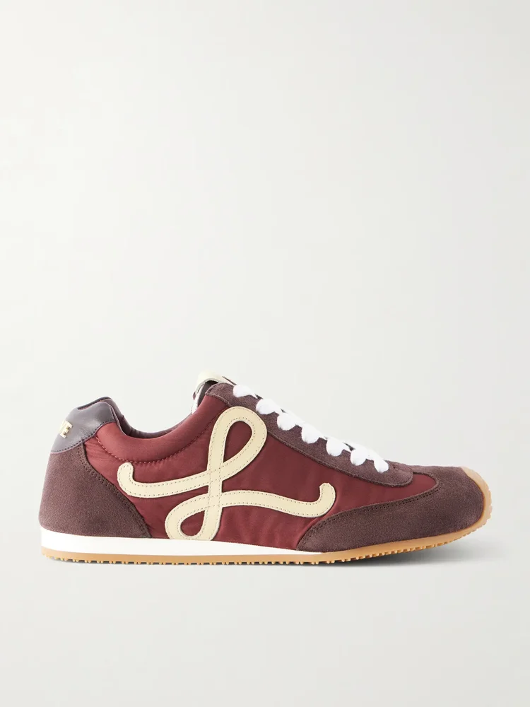 RACER SNEAKER IN NYLON, SUEDE CALFSKIN AND CALFSKIN