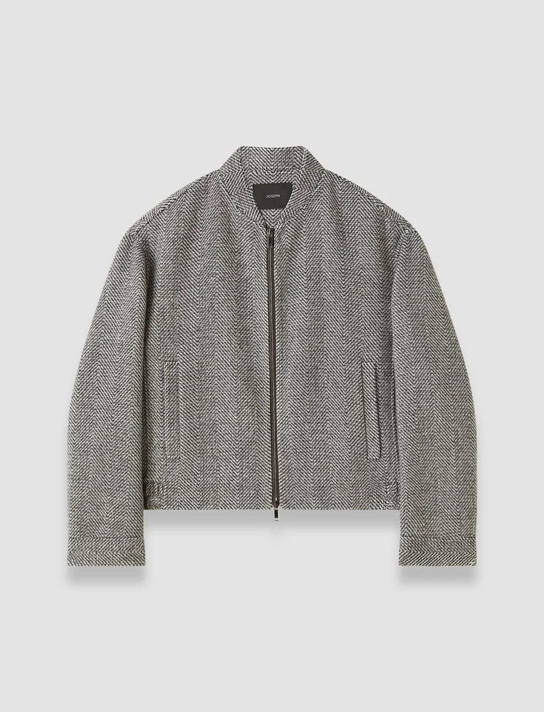 Gustave Linear Double Face Wool Jacket