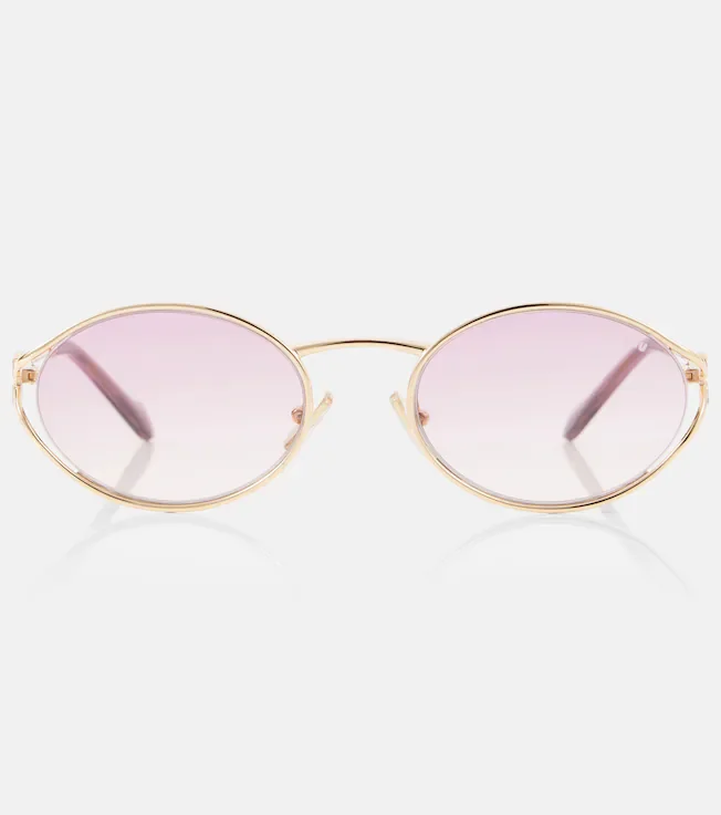 MU 52YS oval sunglasses