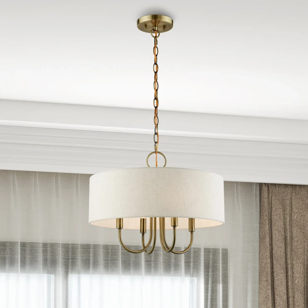Miala 4-Light Shaded Pendant