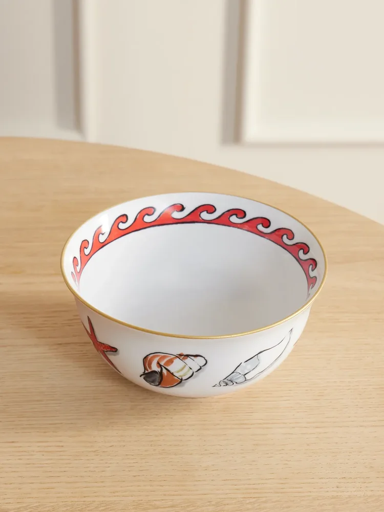 + Luke Edward Hall Il Viaggio di Nettuno porcelain bowl