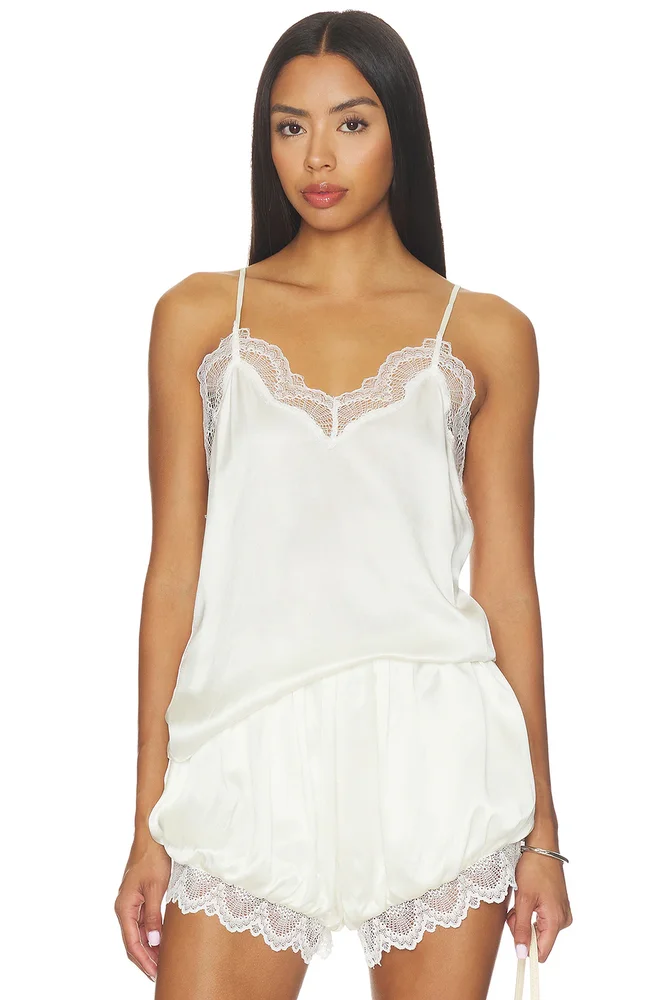 Silk Lace Tank