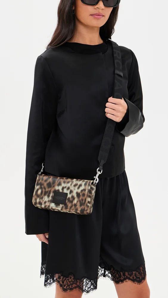 Leather Mini Bag In Leopard